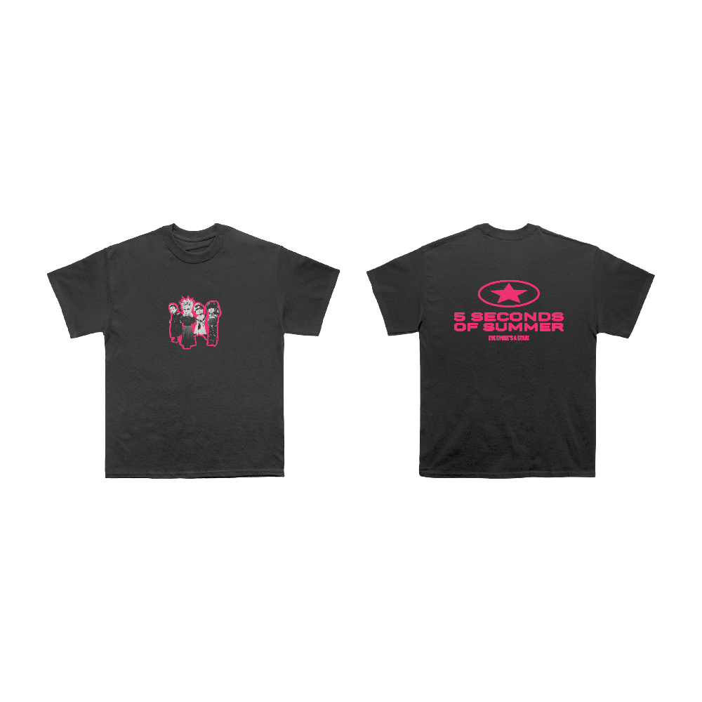 EVERYONE'S A STAR Band T-Shirt (Vintage Black)