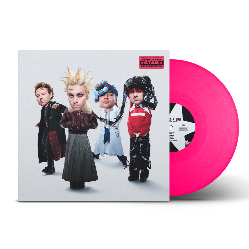 EVERYONE'S A STAR! Hot Pink Glitter Vinyl 