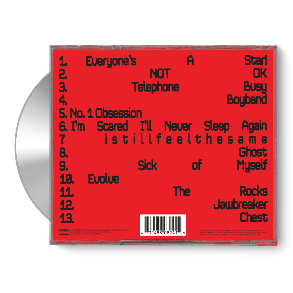 EVERYONE'S A STAR! (Ashton Deluxe) Store Exclusive CD Back