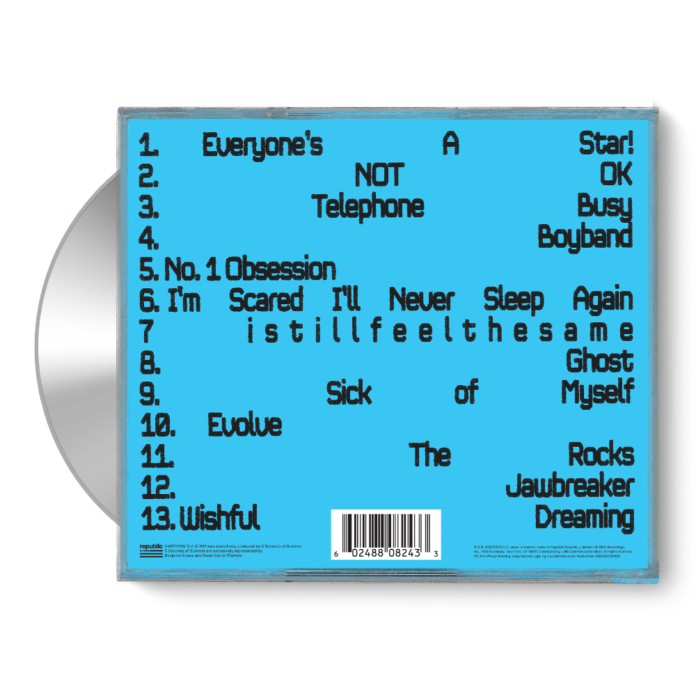 EVERYONE'S A STAR! (Michael Deluxe) Store Exclusive CD Back